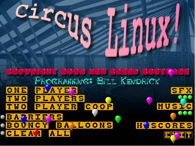 circuslinux1 Circus Linux screenshot 1